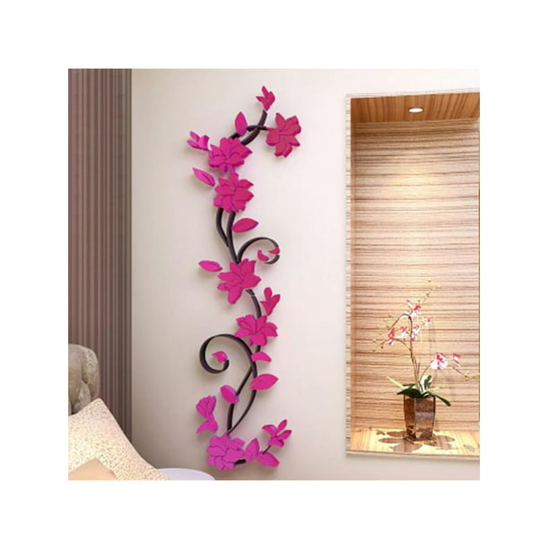 Rose Flower Wall Stickers Removable Decal Home Decor DIY Art Decoration OK